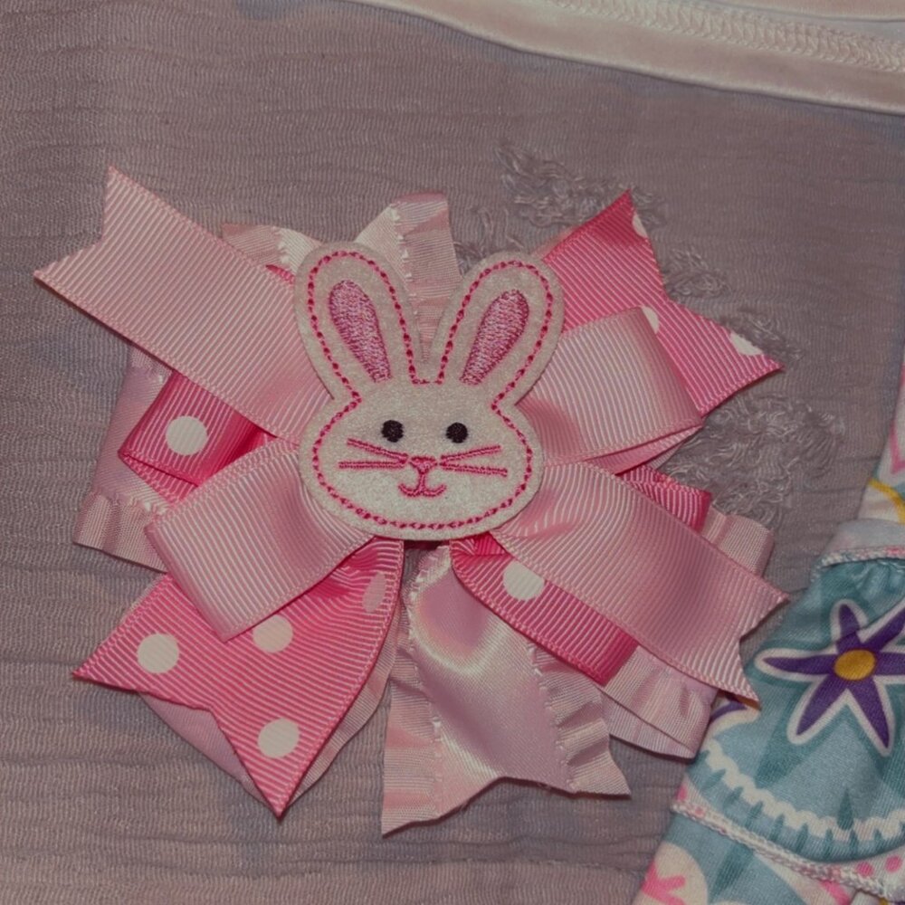 Easter Bunny Bow